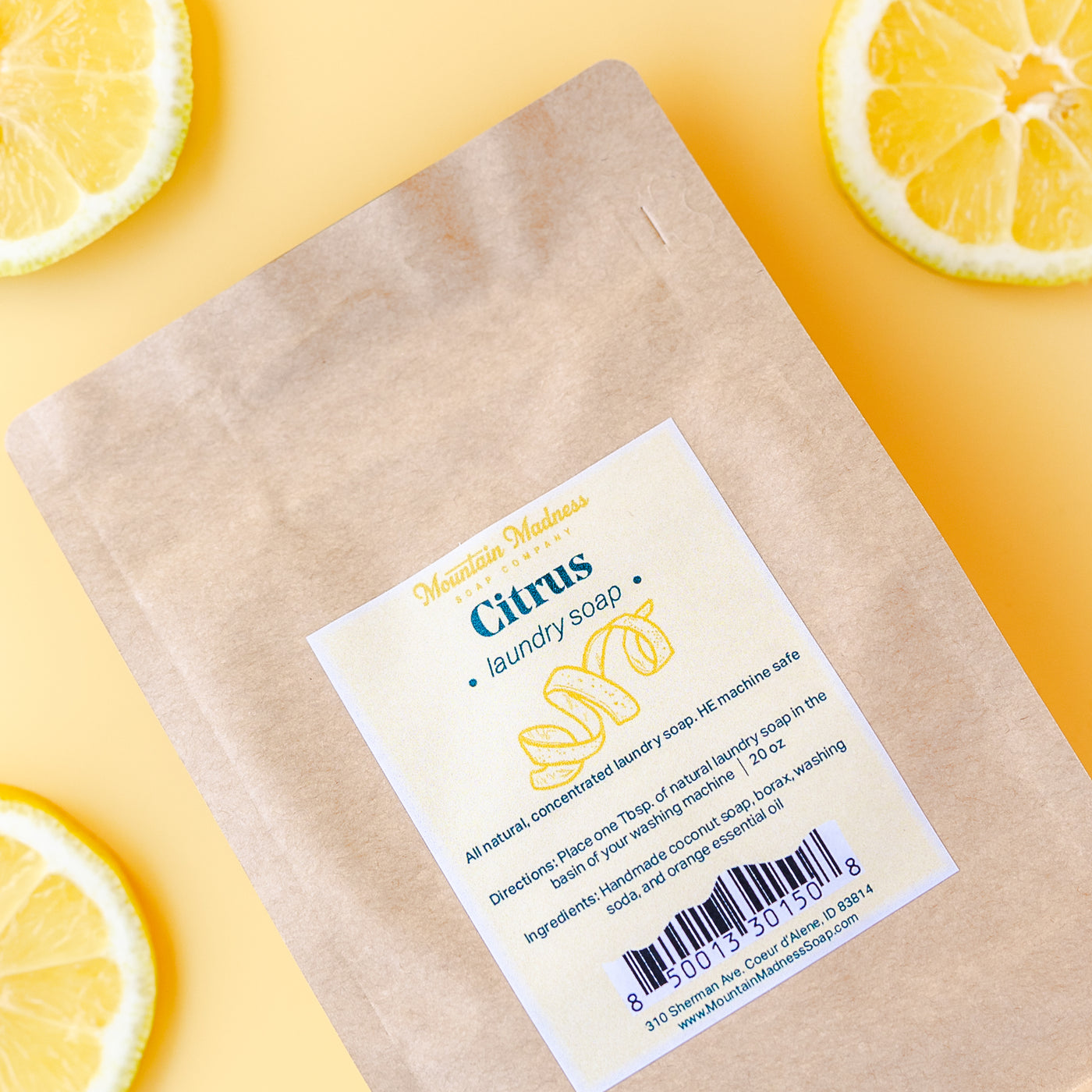 Natural Laundry Soap- Citrus