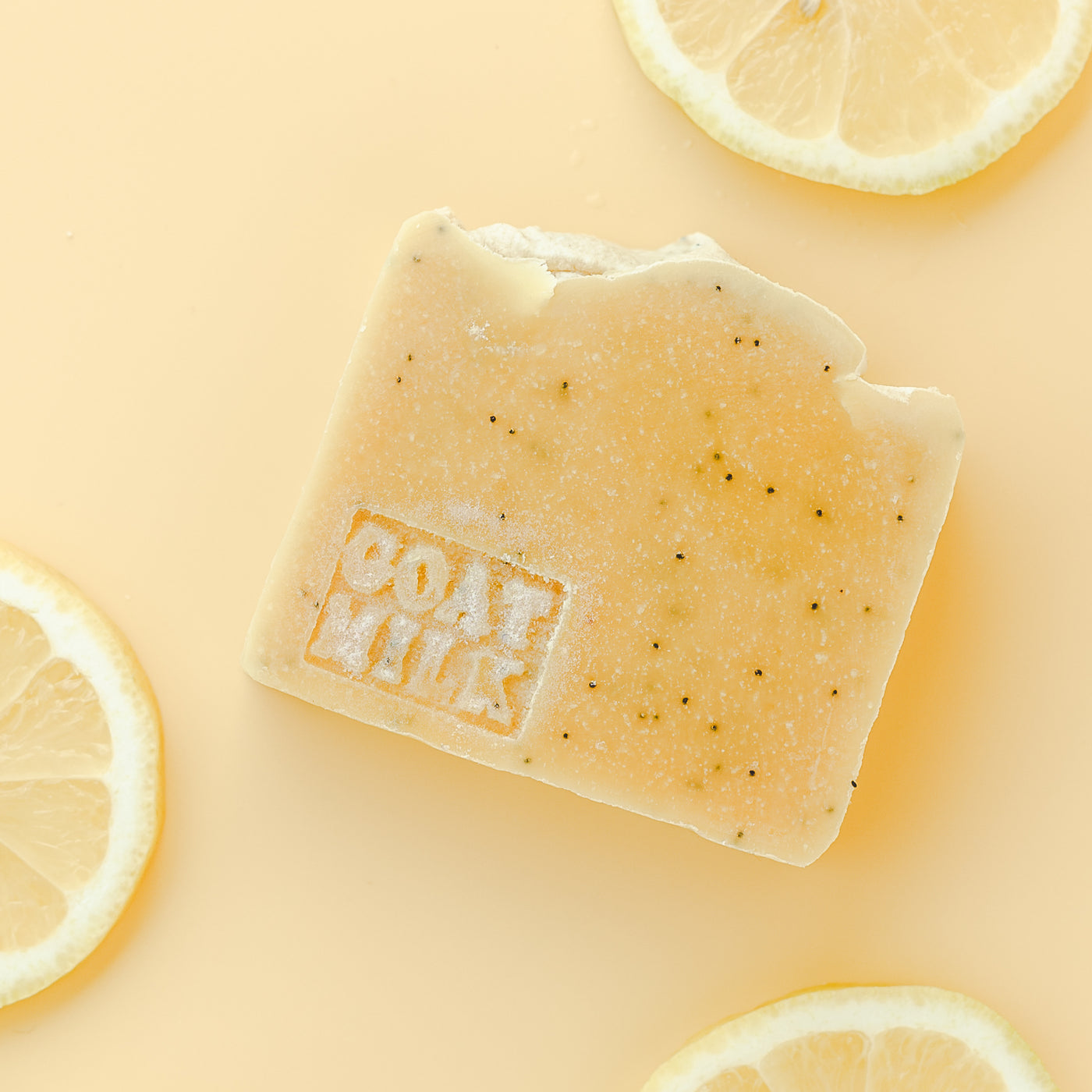 Lemon Poppy Seed Goat Milk Soap