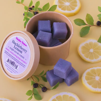 Huckleberry Lemon Sugar Scrub Cubes