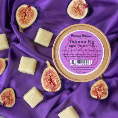 Autumn Fig Sugar Scrub Cubes