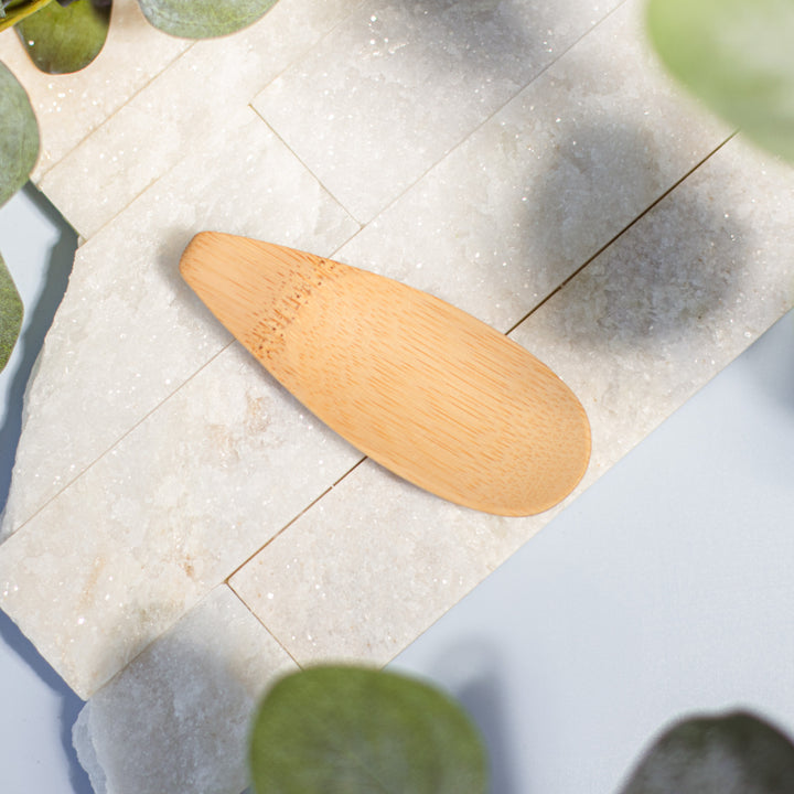 Bamboo Deodorant Applicator - sustainable 100% bamboo handcrafted bath accessory for natural deodorant application