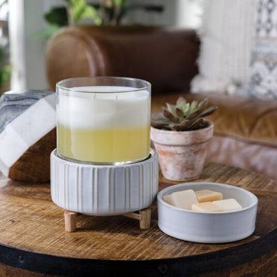 2 in 1 Classic Warmer - Ceramic & Wood