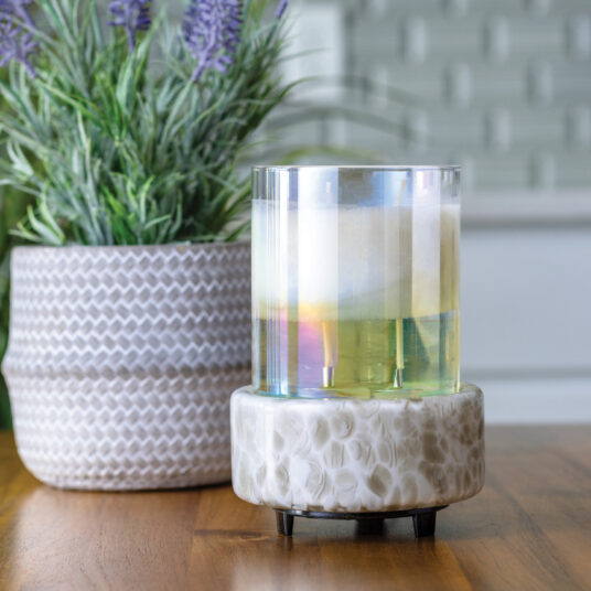 2 in 1 Classic Warmer - Swirl Glass