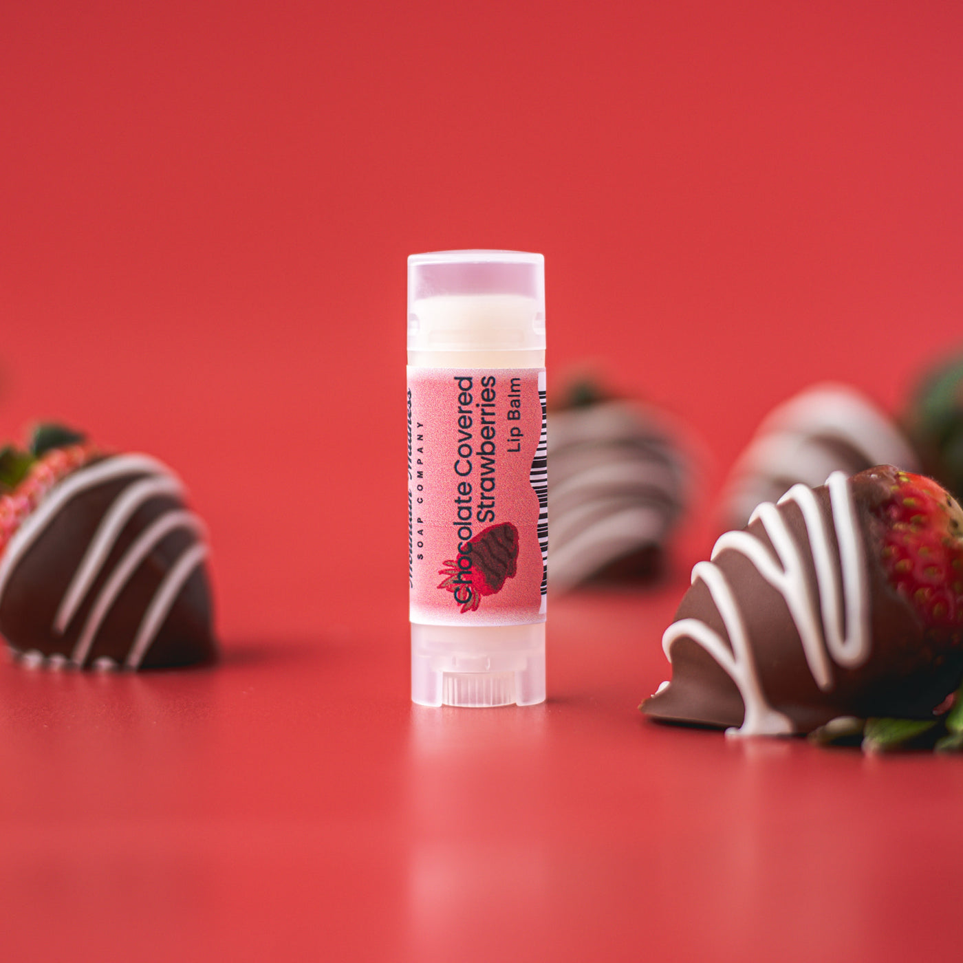 Chocolate Covered Strawberry Lip Balm