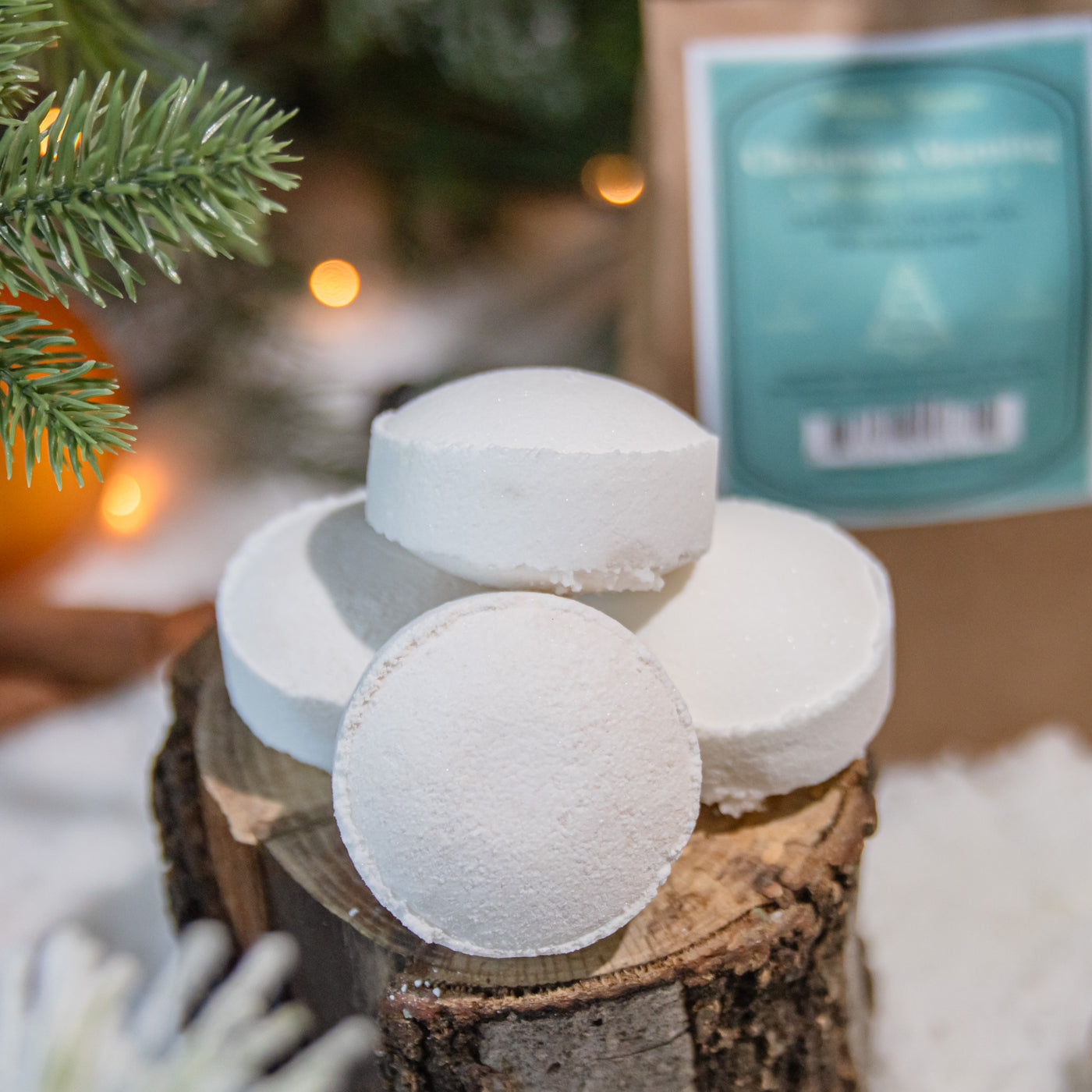 Christmas Morning Shower Fizzies