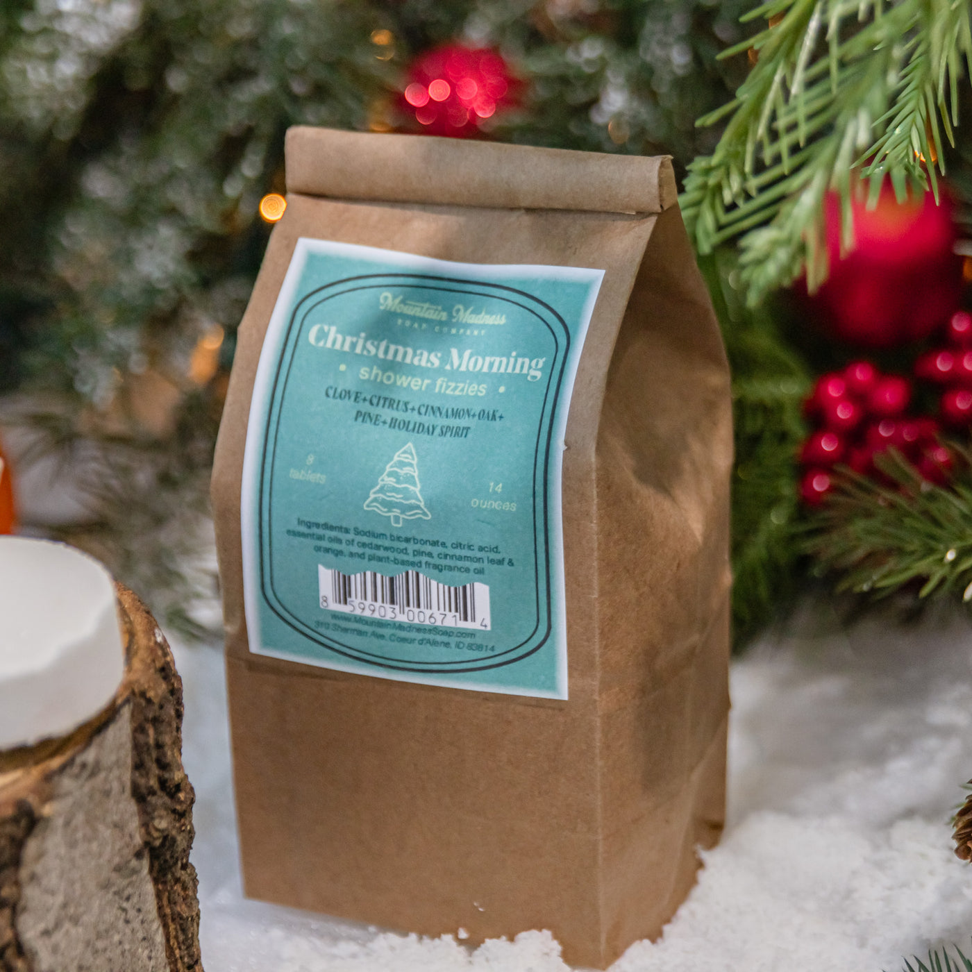 Christmas Morning Shower Fizzies