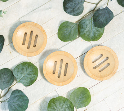 Circular Bamboo Dish