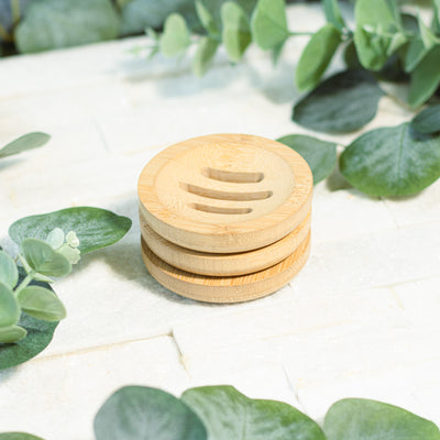 Circular Bamboo Dish