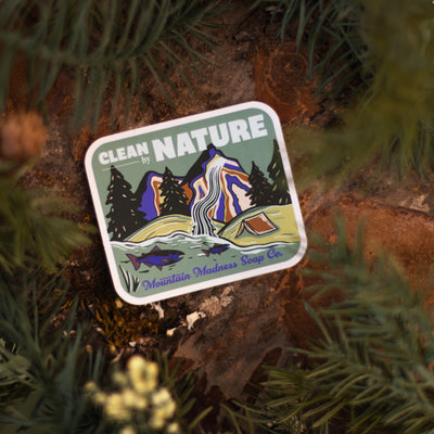Clean By Nature Vinyl Sticker