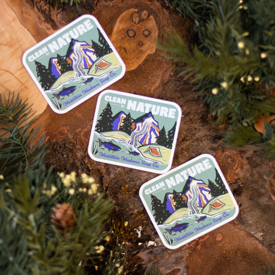 Clean By Nature Vinyl Sticker