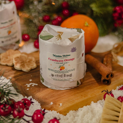 Cranberry Orange Solid Dish Soap