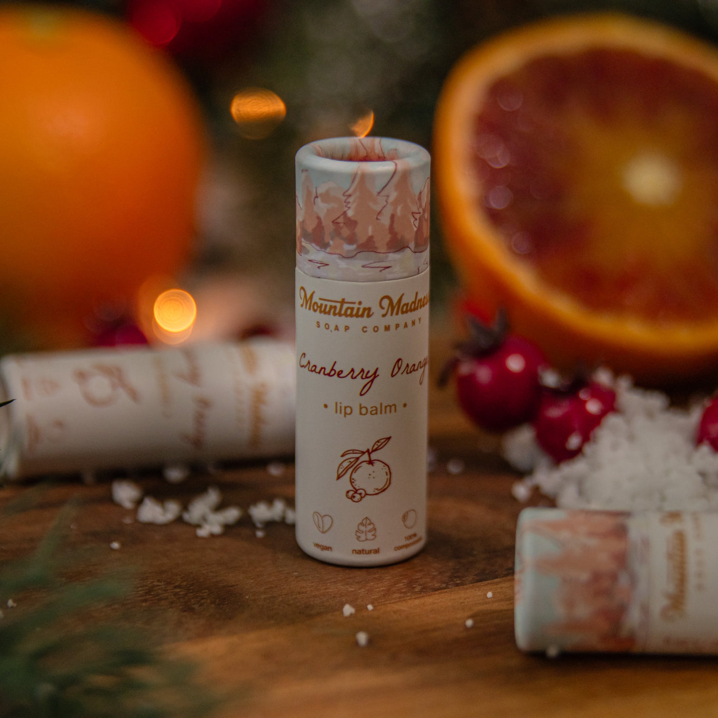 Cranberry Orange Lip Balm