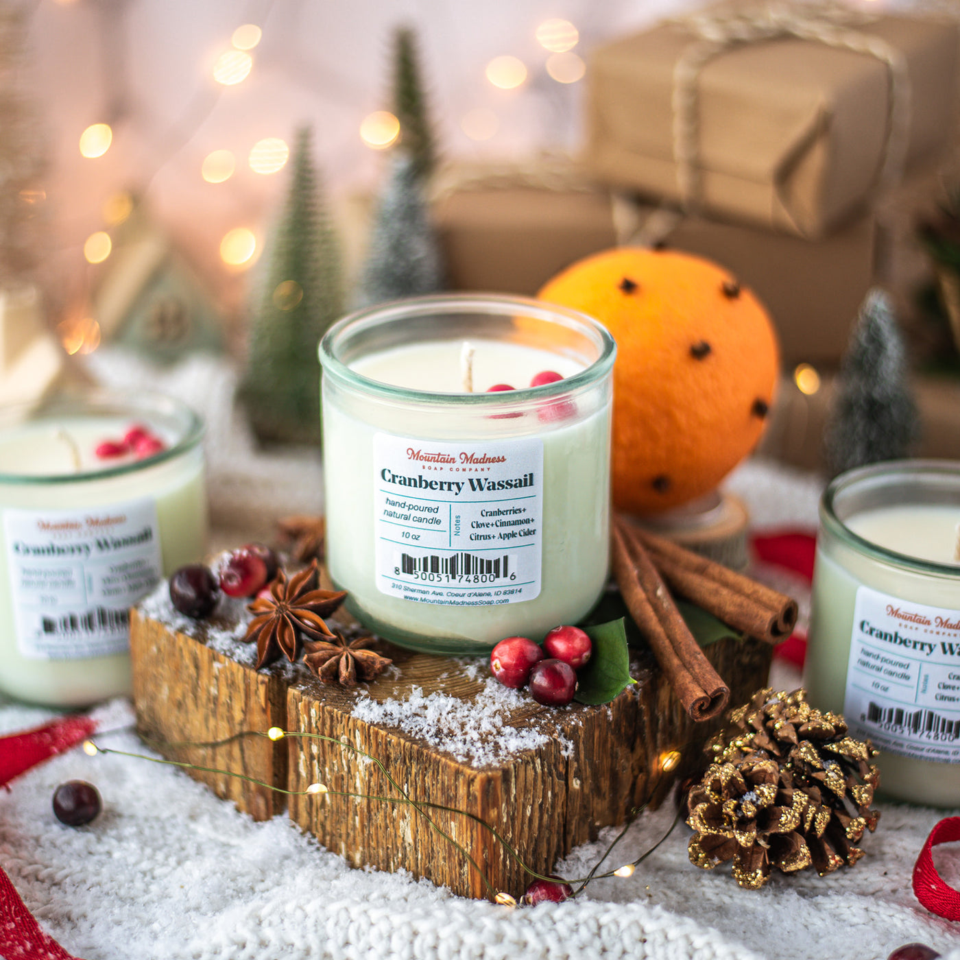 Cranberry Wassail Candle