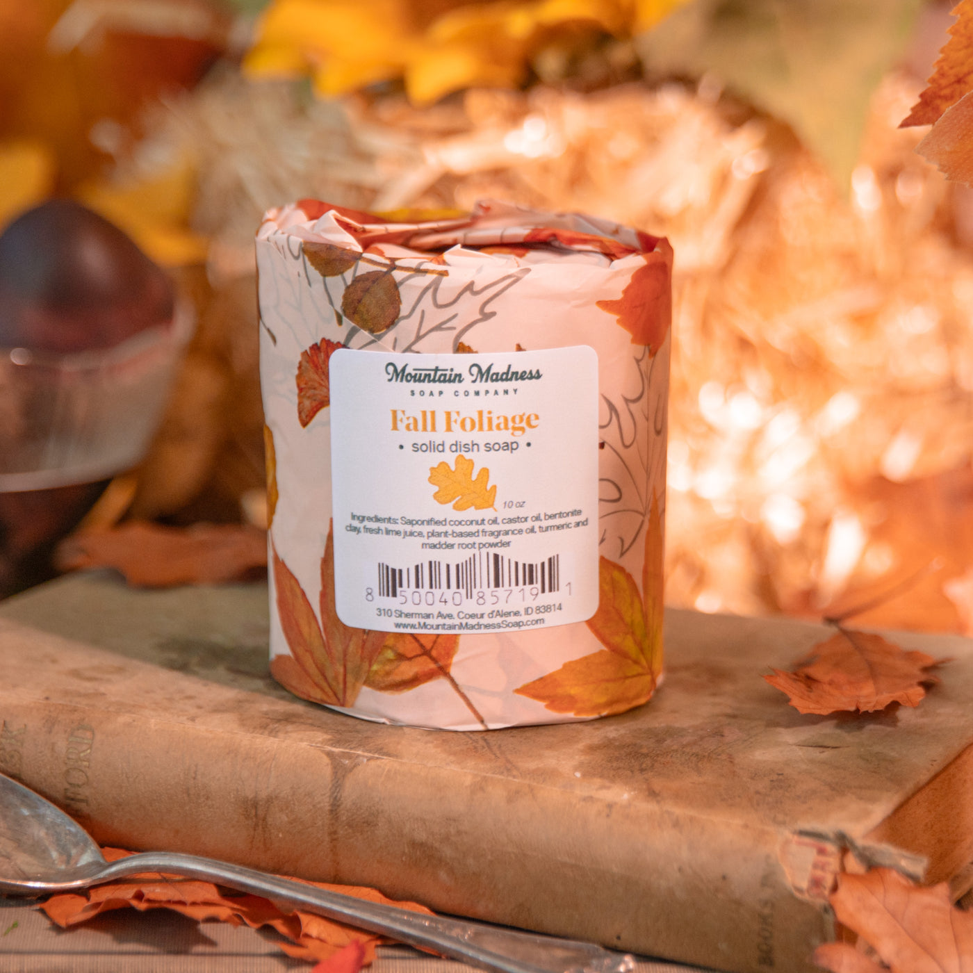 Fall Foliage Solid Dish Soap