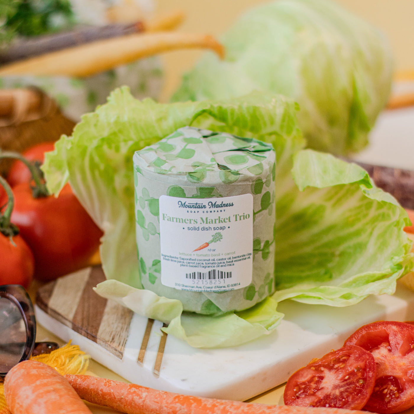 Farmers Market Trio Solid Dish Soap