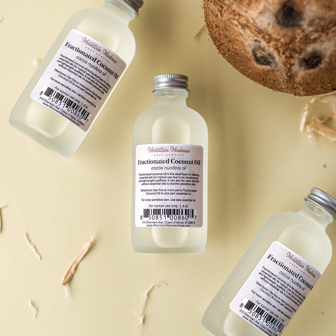 Fractionated Coconut Oil