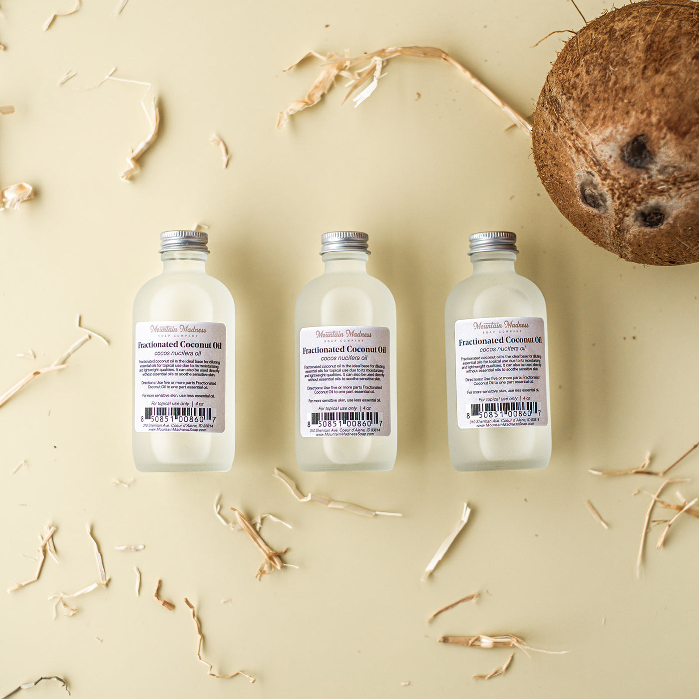 Fractionated Coconut Oil