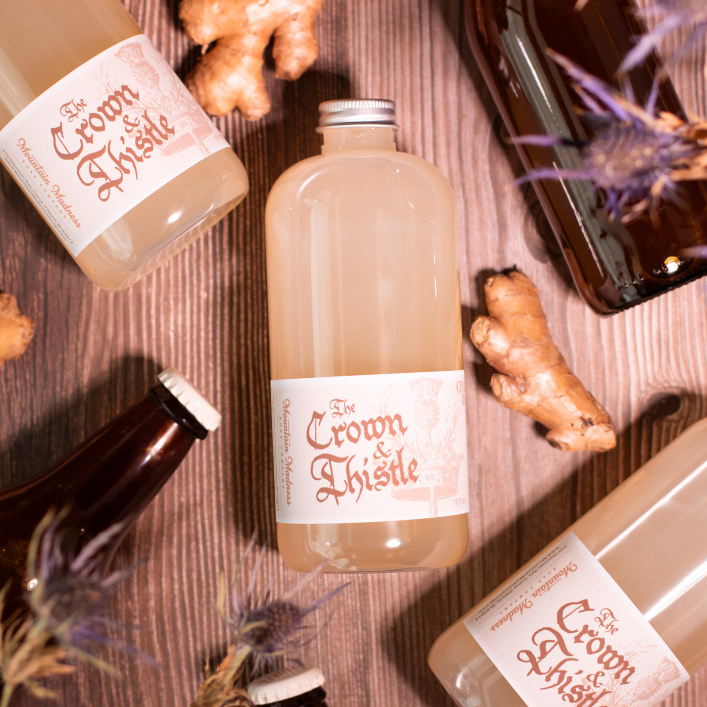 Crown & Thistle Beer + Ginger Liquid Soap