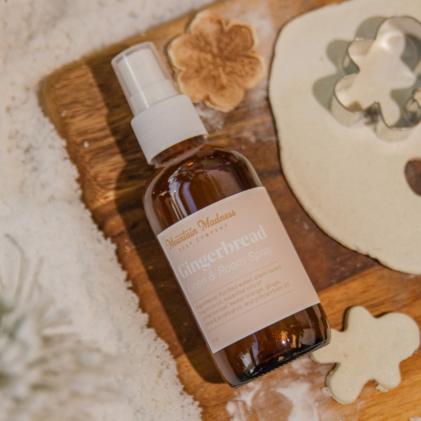 Gingerbread Linen + Room Spray