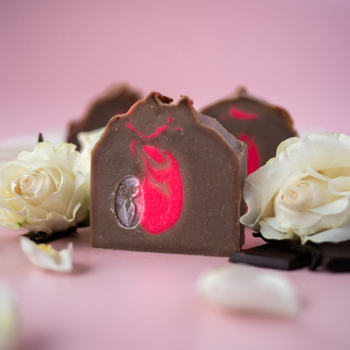 Goddess Soap, a handcrafted bar soap. Foodie, musky scent with sustainable palm oil, coconut oil, and olive oil.