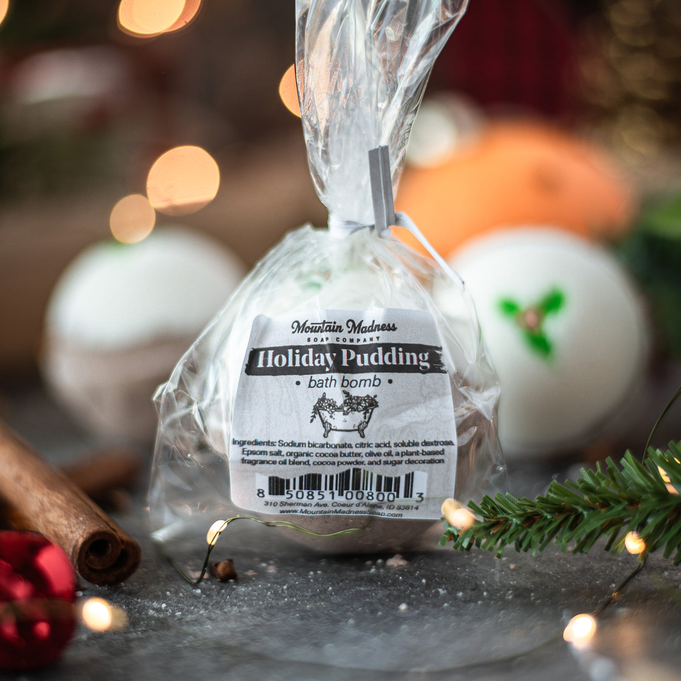 Holiday Pudding Bath Bomb