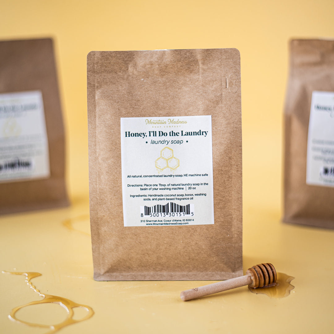 Natural Laundry Soap | Mountain Madness Soap