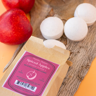 Spiced Apples Shower Fizzies
