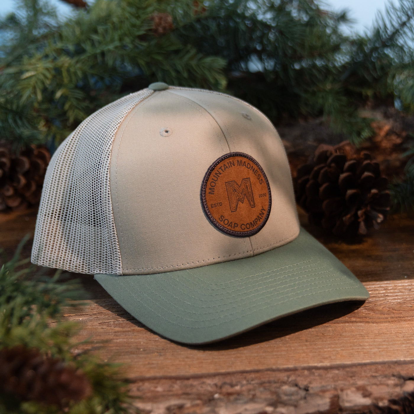 Trucker Cap with Vegan Logo Patch