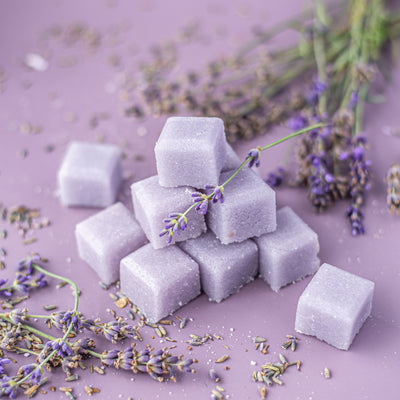Lavender Sugar Scrub Cubes