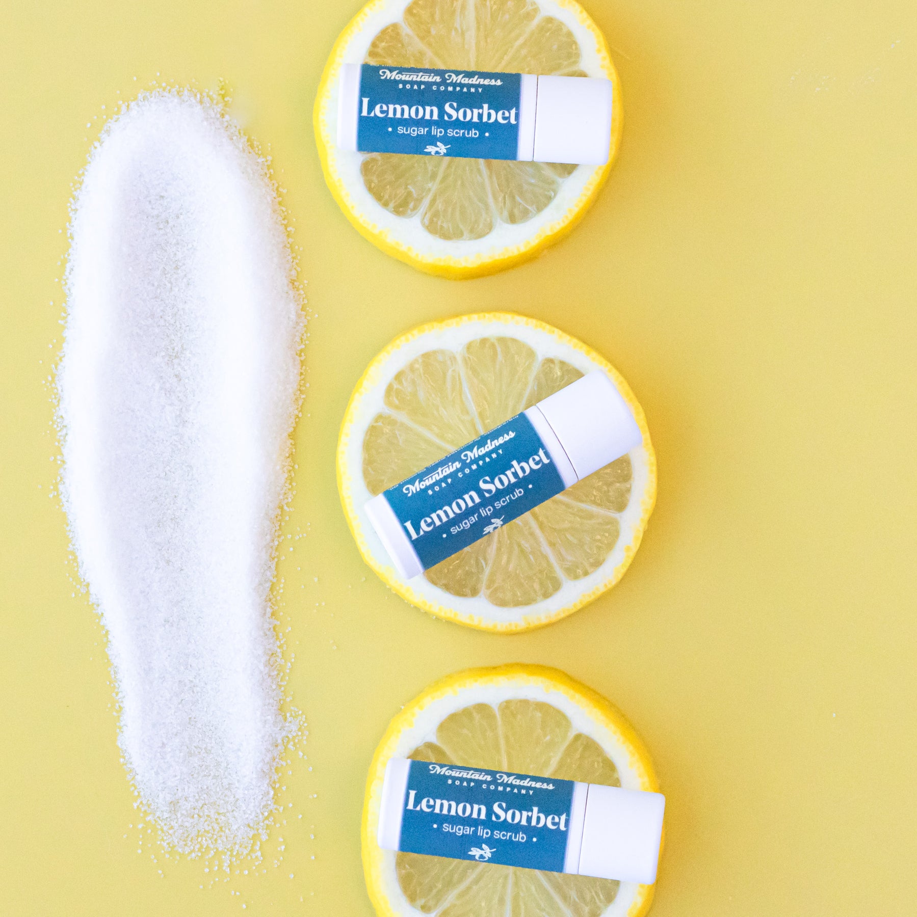 Lemon Sorbet Sugar Lip Scrub