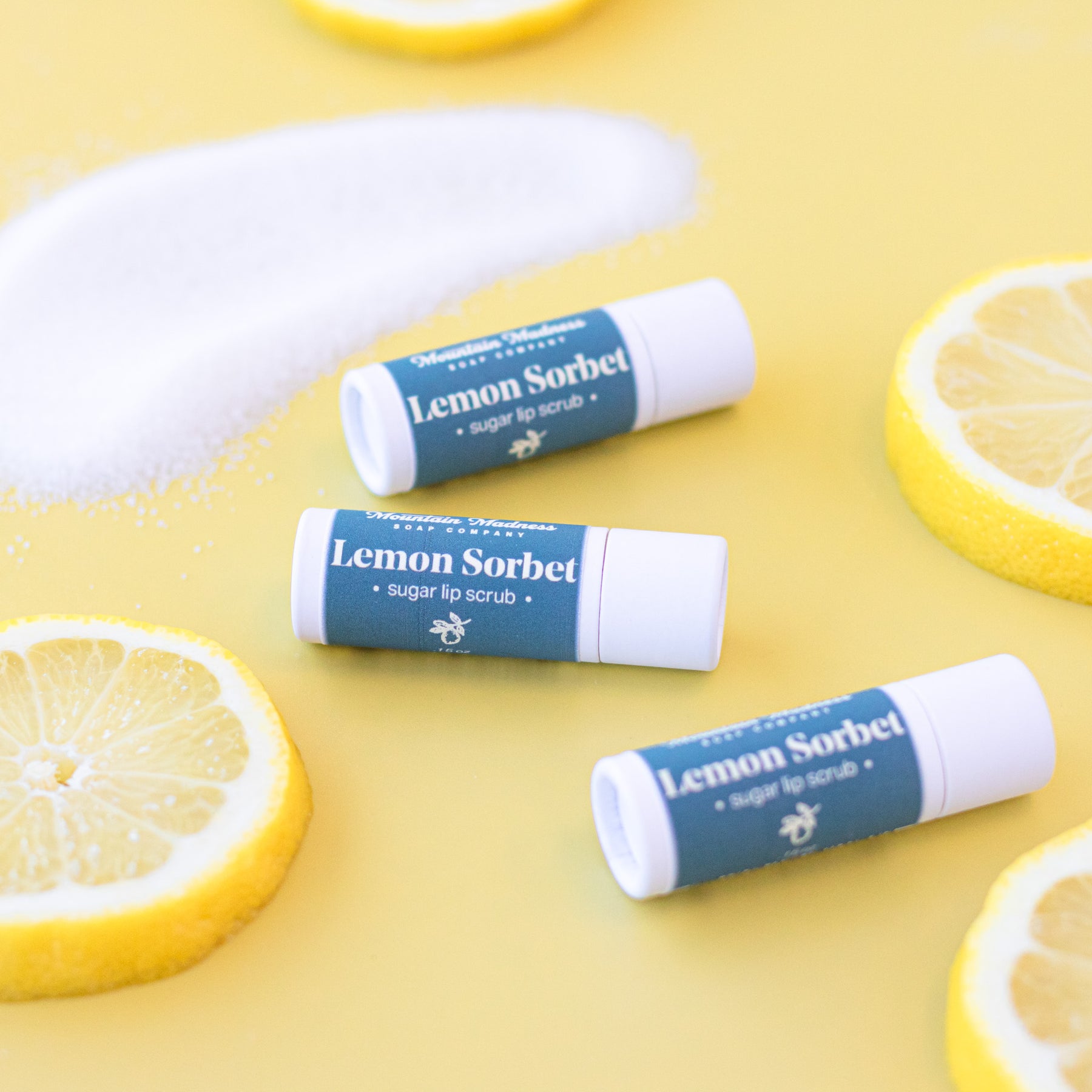 Lemon Sorbet Sugar Lip Scrub