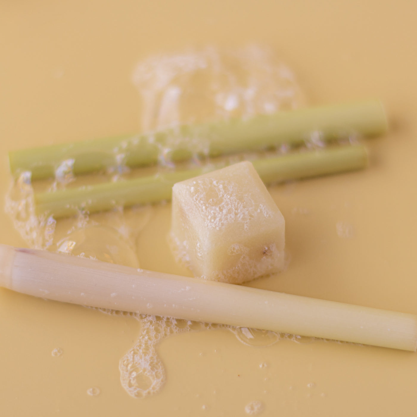 Lemongrass Sugar Scrub Cube Sample