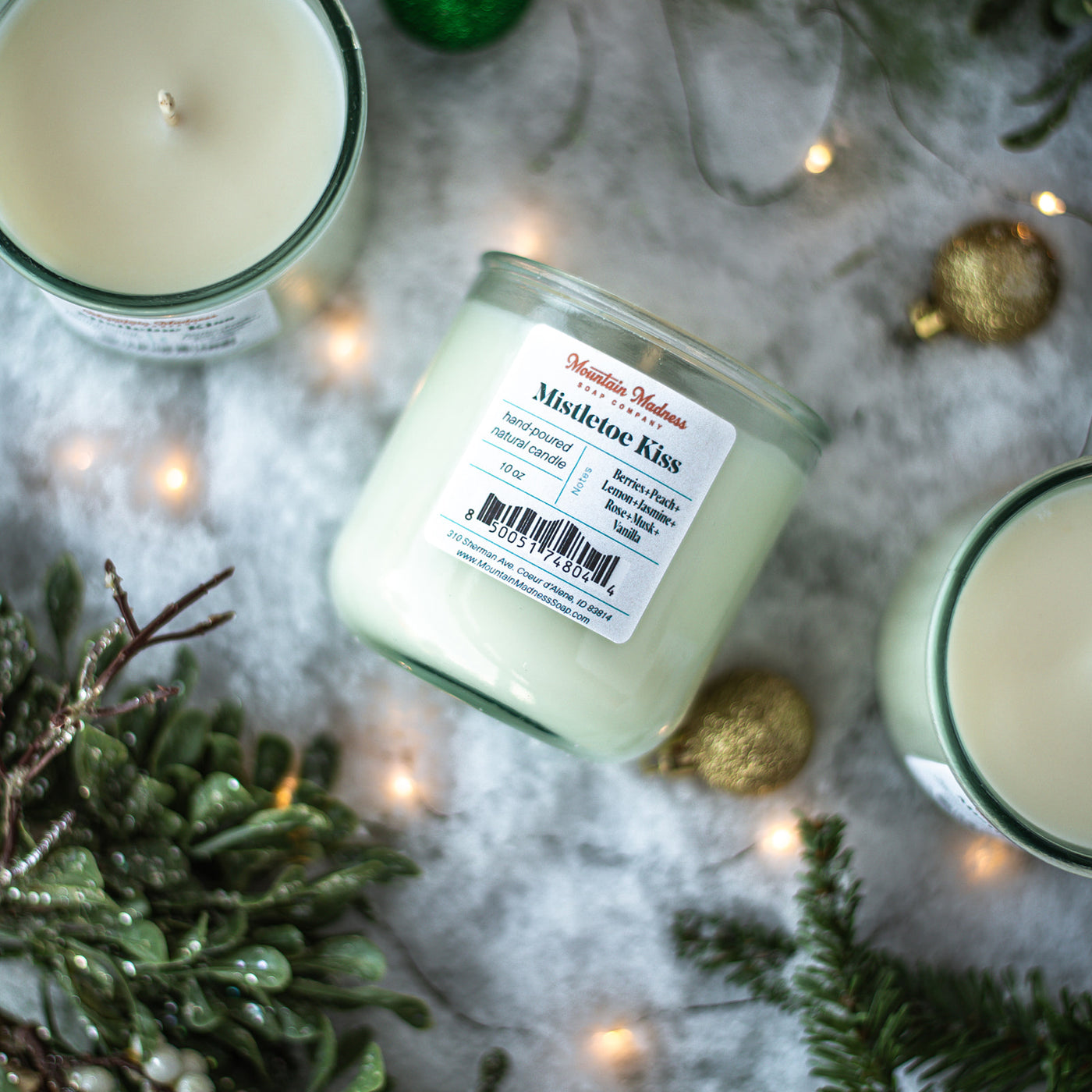 Mistletoe Kiss Candle