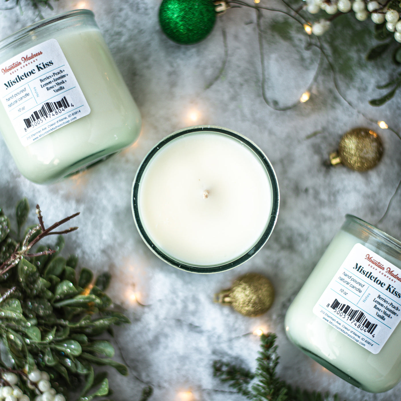 Mistletoe Kiss Candle