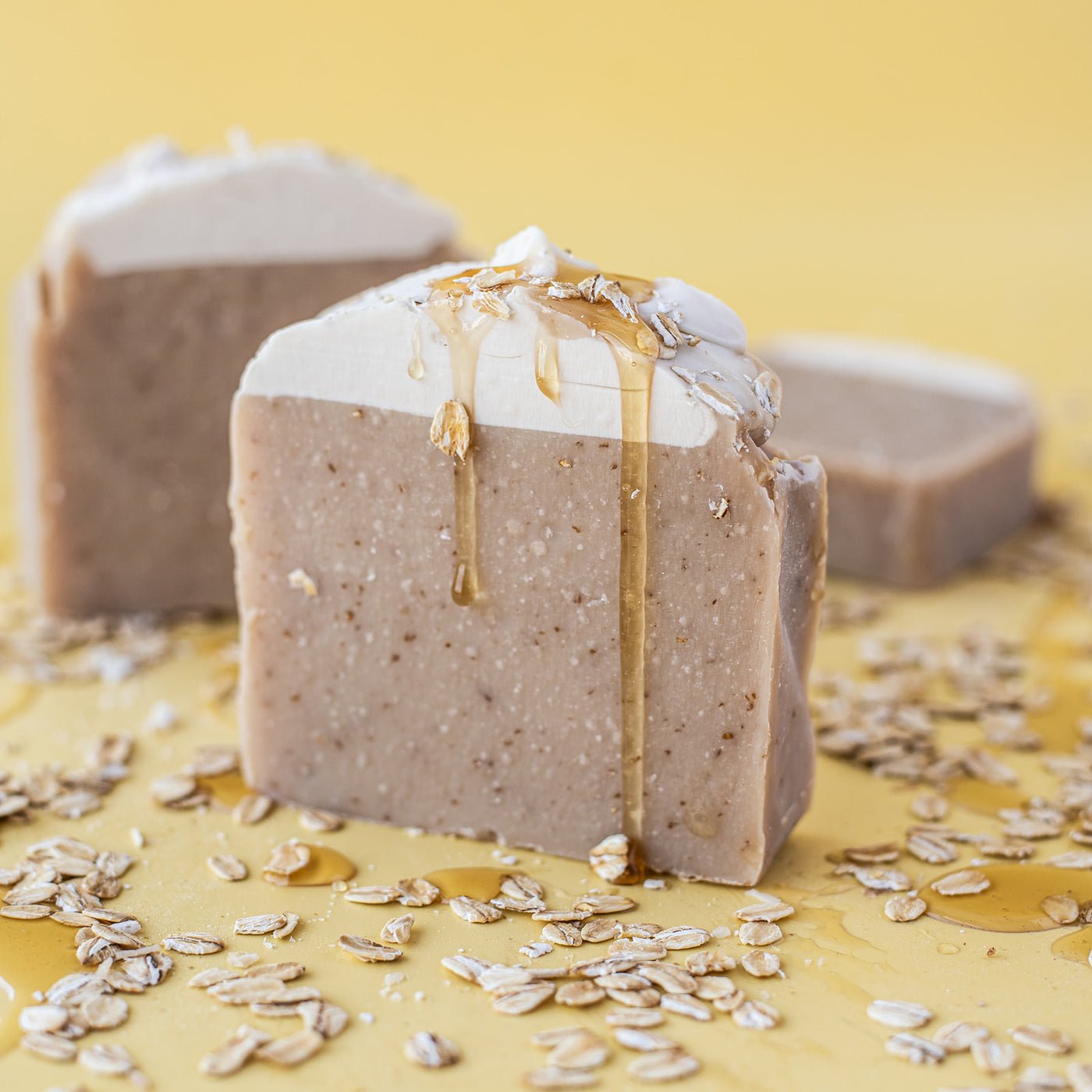 Honey Lemon Soap, Oatmeal Milk and Honey – Muddy Mint