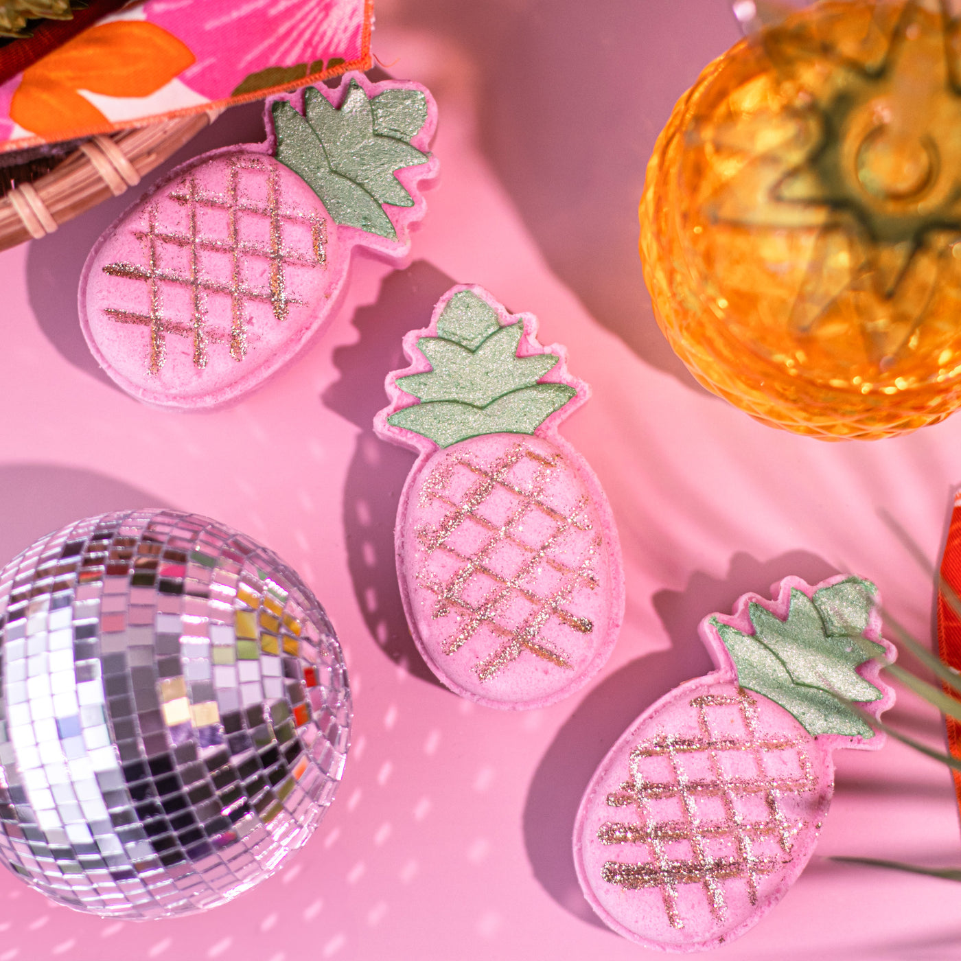 Pink Pineapple Bath Bomb