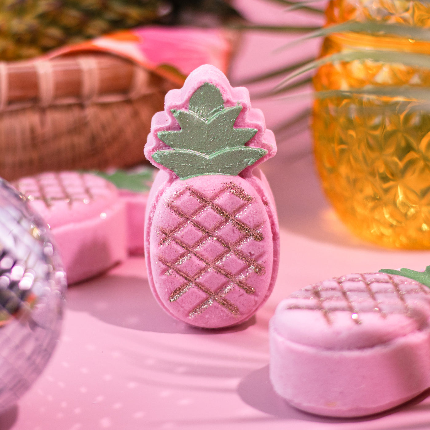 Pink Pineapple Bath Bomb
