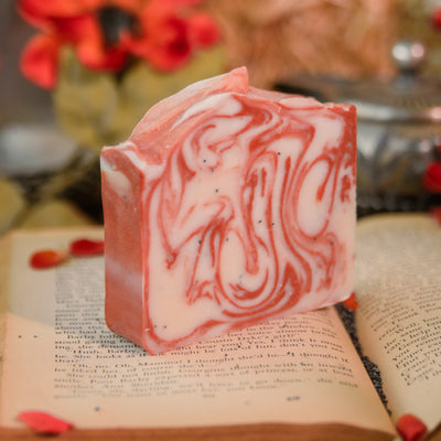 Pressed Poppies Soap