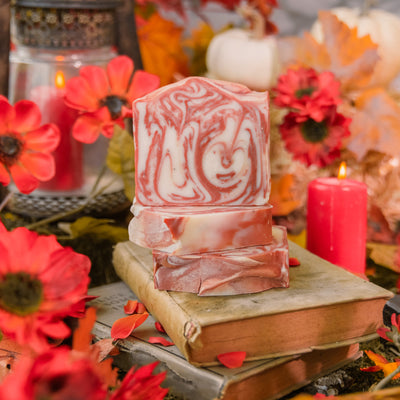 Pressed Poppies Soap