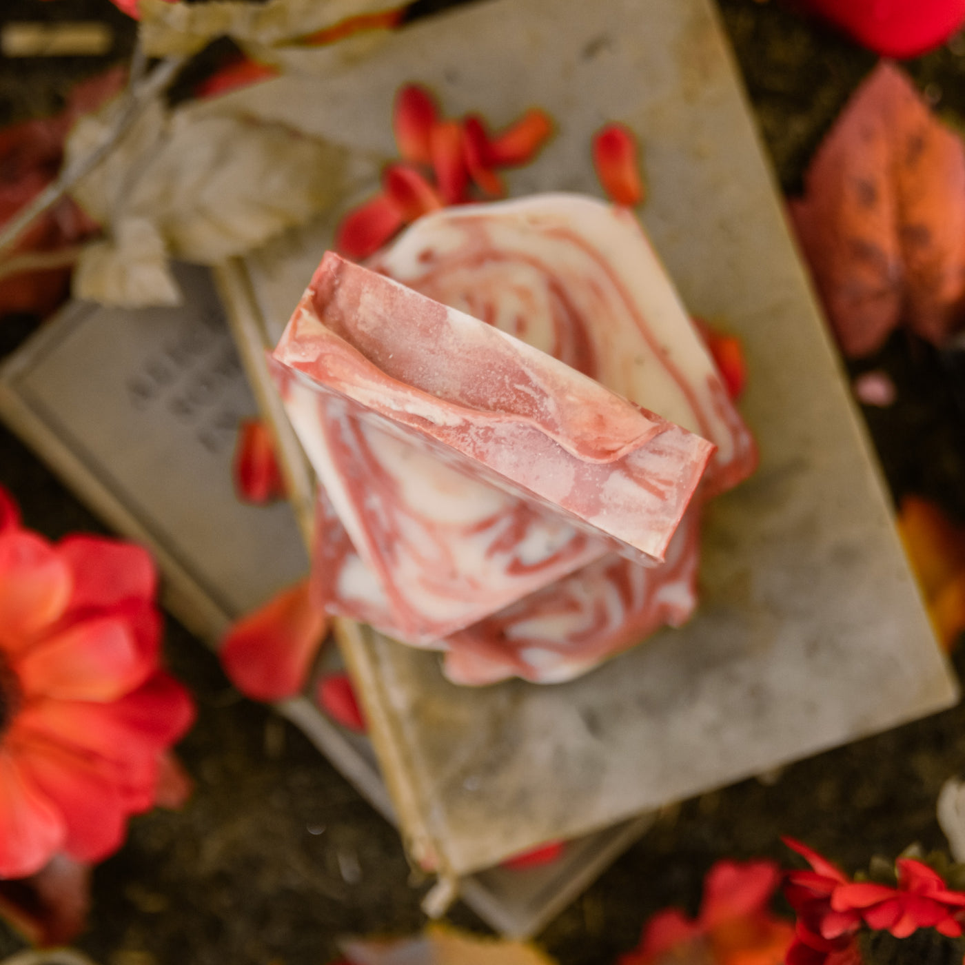 Pressed Poppies Soap