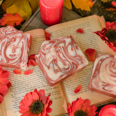Pressed Poppies Soap