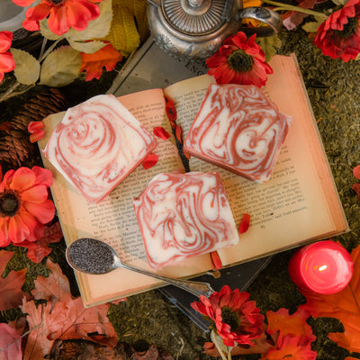 Pressed Poppies Soap