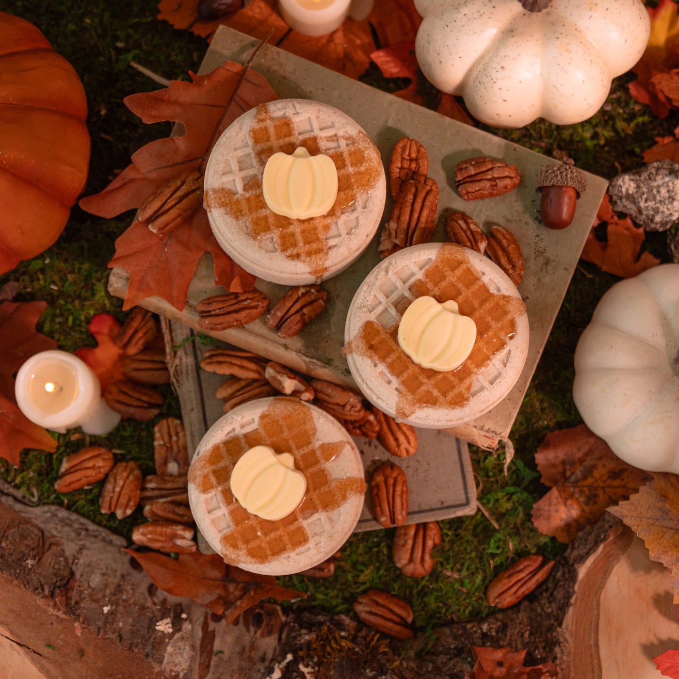 Pumpkin Butter Pecan Bath Bomb