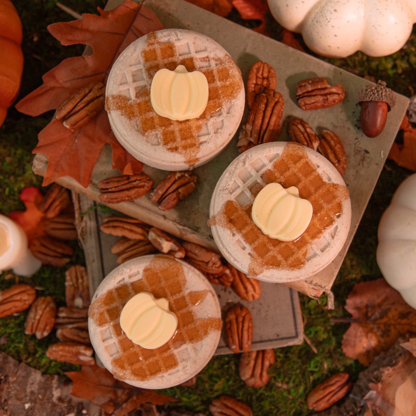 Pumpkin Butter Pecan Bath Bomb
