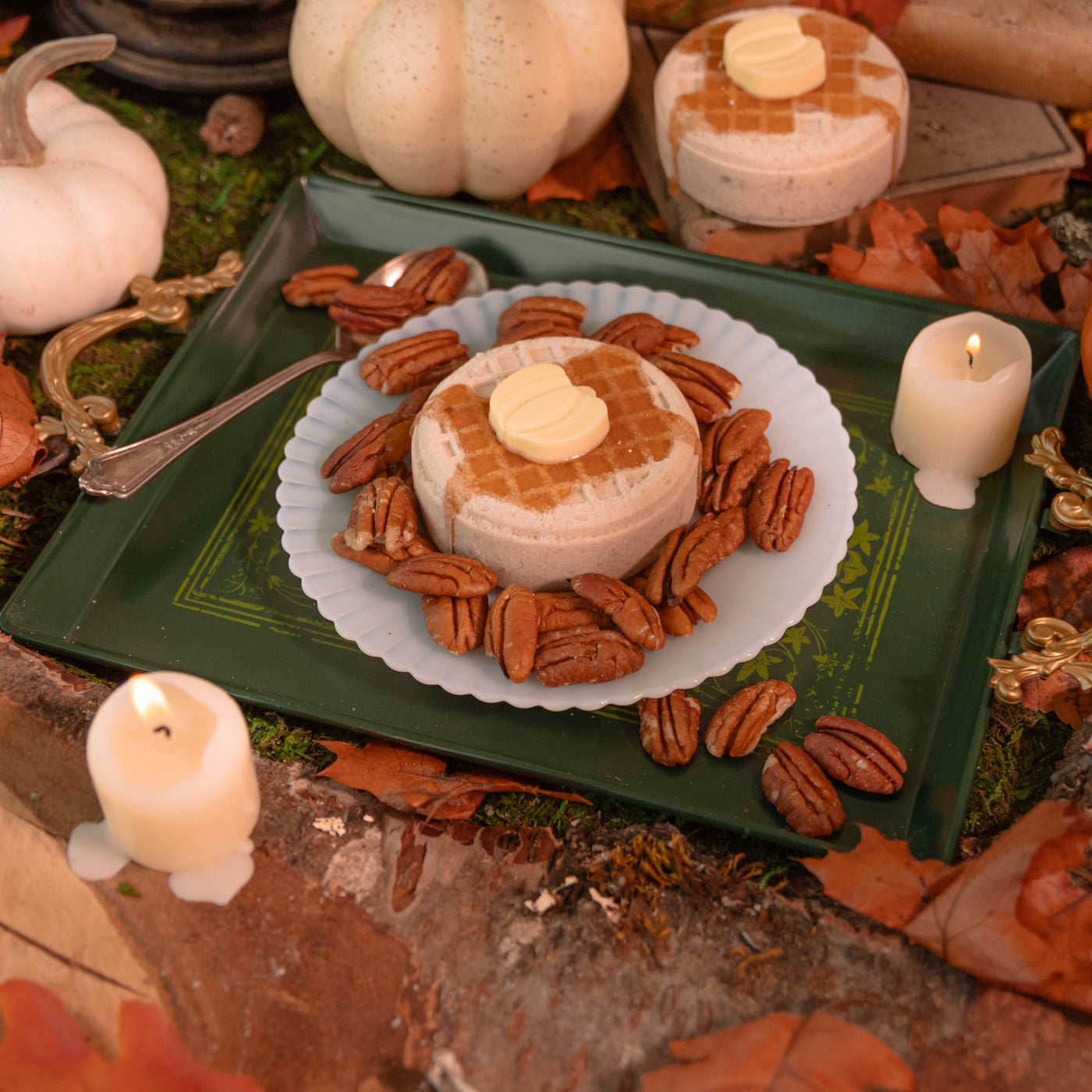 Pumpkin Butter Pecan Bath Bomb