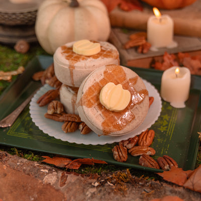 Pumpkin Butter Pecan Bath Bomb
