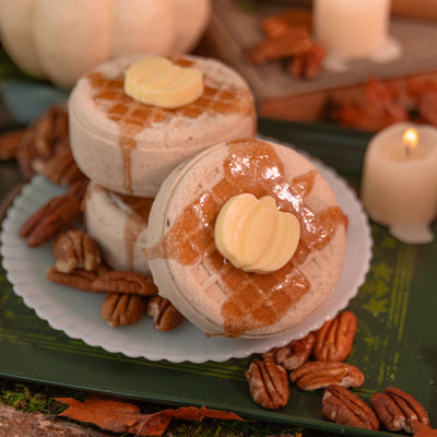 Pumpkin Butter Pecan Bath Bomb