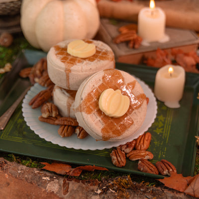 Pumpkin Butter Pecan Bath Bomb