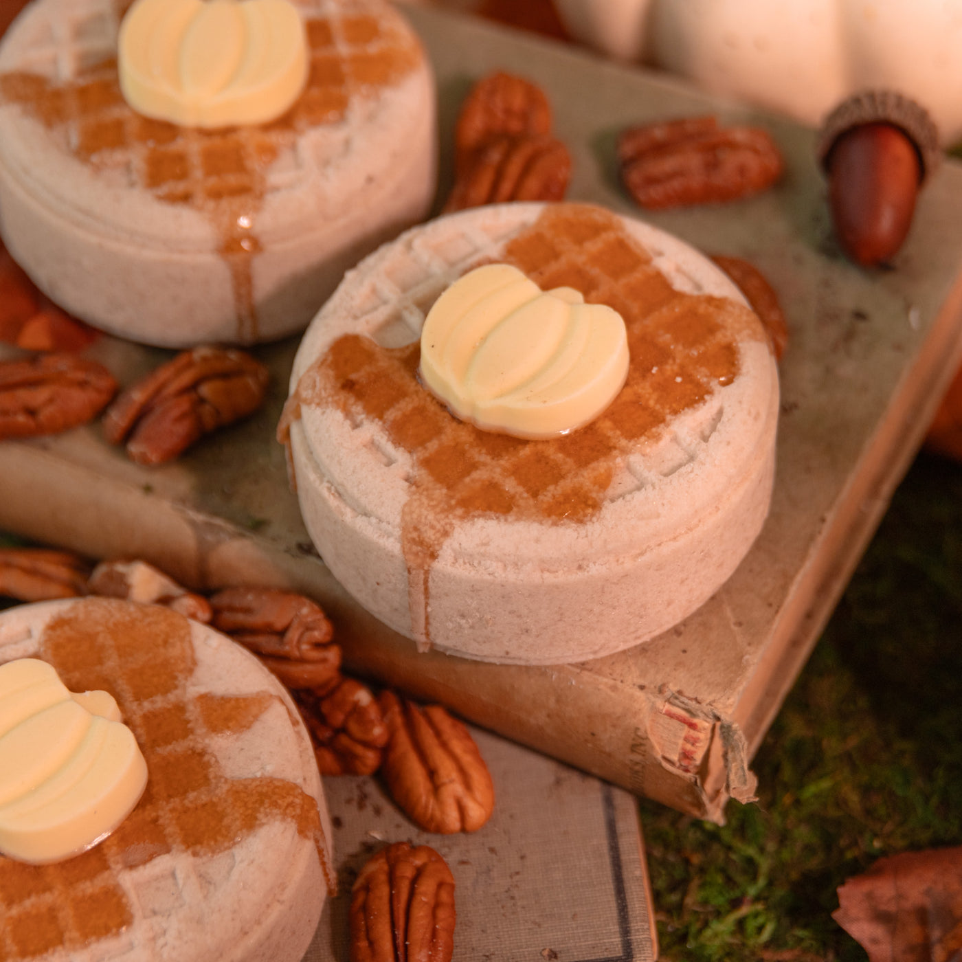Pumpkin Butter Pecan Bath Bomb