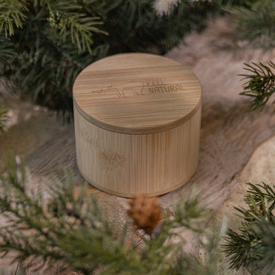 Reusable Facial Rounds with Wash Bag and Bamboo Storage Box